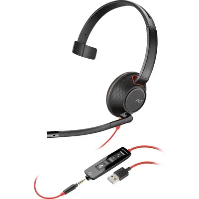 Micro-casque Poly Blackwire 5210 monaural USB-A - Casque Micro - visuel 3