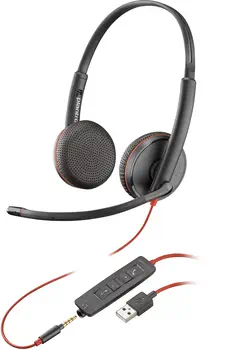 Micro-casque stéréo USB-A Poly Blackwire 3225 (lot) livraison rapide