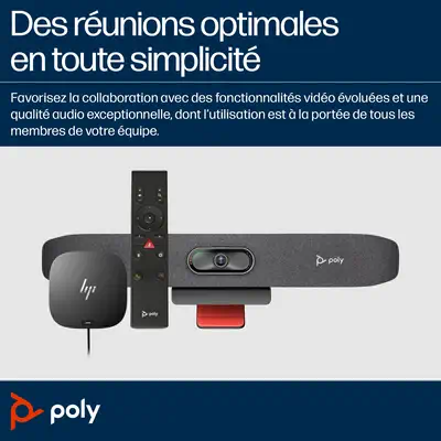 HP Poly Barre de visioconférence USB Poly Studio R30 - Visioconférence - visuel 4