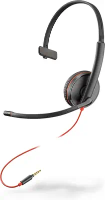 HP Poly Blackwire 3215 3.5mm Top - Casque Micro - visuel 1