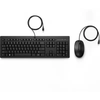 Ensemble combiné clavier et souris filaires HP 225  - Pack - Pack Clavier, souris - visuel 3