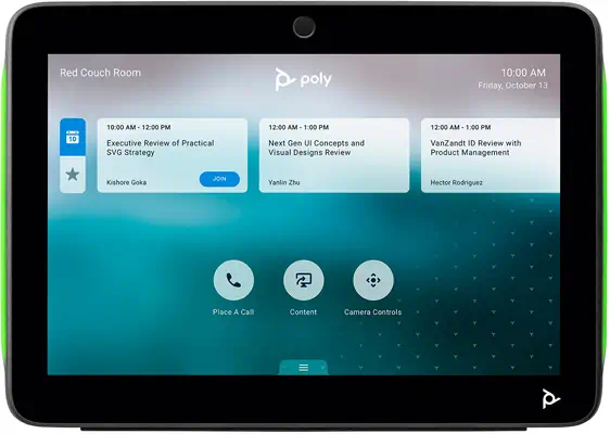 Poly TC10 Touch Controller Black - Visioconférence - visuel 1