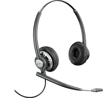 Micro-casque binaural Poly EncorePro 720 + fonction Quick Poly - visuel 1 - hello RSE - Microphone antibruit