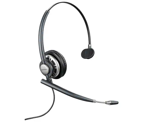 Micro-casque Poly EncorePro HW710 Une seule oreillette + étui de transport + déconnexion rapide - HP - Casque Micro - visuel 1