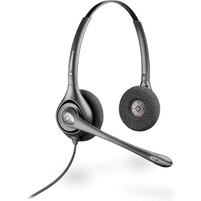 Micro-casque double canal binaural Poly HW261N Supraplus + étui - Casque Micro - visuel 1