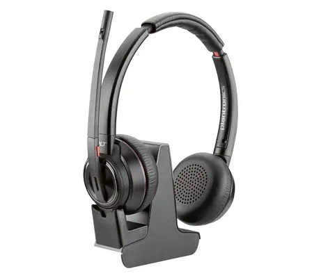Micro-casque serre-tête Poly Savi 8220 stéréo DECT 1 880-1 900 Mhz + kit de chargement - Casque Micro - visuel 2
