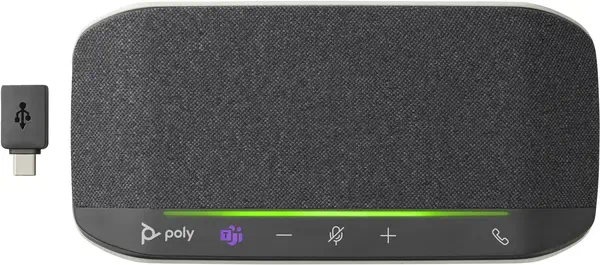 Haut-parleur Poly Sync 10 certifié Microsoft Teams Poly - visuel 1 - hello RSE - Commandes tactiles