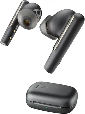 Écouteurs noir charbon Poly Voyager Free 60 UC Poly - visuel 1 - hello RSE - Un son d'une clarté exceptionnelle