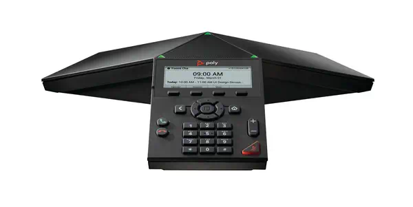 Téléphone de conférence IP Poly Trio 8300 compatible PoE sans radio - HP - Visioconférence - visuel 1