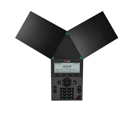 Téléphone de conférence IP Poly Trio 8300 compatible PoE sans radio - HP - Visioconférence - visuel 4