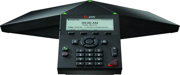Téléphone de conférence IP Poly Trio 8300 compatible PoE - Visioconférence - visuel 1
