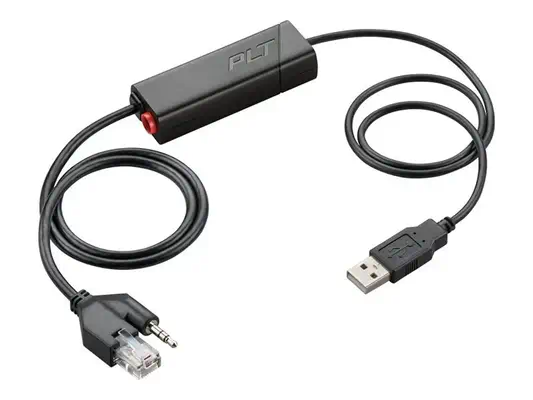 HP Poly APU-76 Electronic Hookswitch TAA - Câble RJ et Fibre optique - visuel 1
