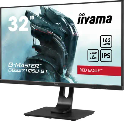iiyama G-MASTER GB3271QSU-B1 écran plat de PC 80 cm (31.5") 2560 x 1440 pixels Wide Quad HD LED Noir - Ecran Ordinateur - visuel 4