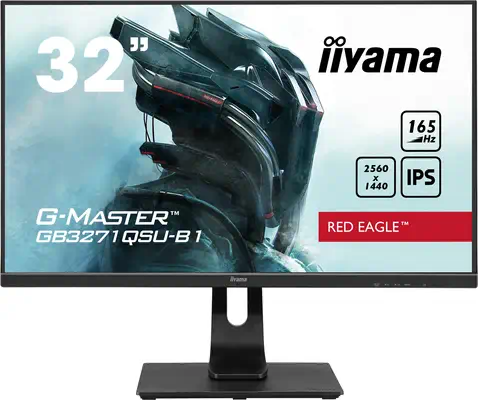 iiyama G-MASTER GB3271QSU-B1 écran plat de PC 80 cm (31.5") 2560 x 1440 pixels Wide Quad HD LED Noir - Ecran Ordinateur - visuel 3