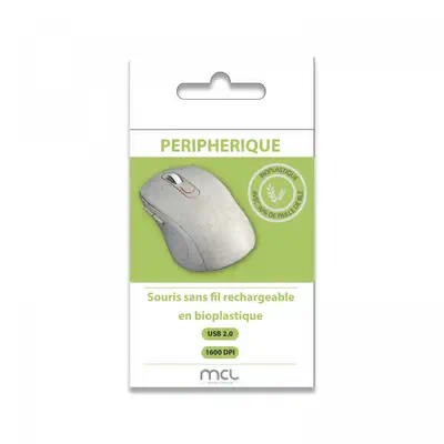 MCL MP2A99ASS619WBIBR souris Bureau Ambidextre Optique 1600 DPI - Souris - visuel 6