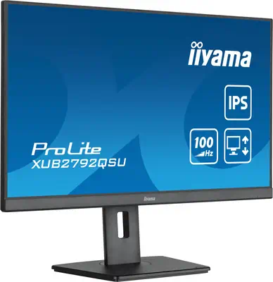 iiyama ProLite XUB2792QSU-B6 écran plat de PC 68,6 cm (27") 2560 x 1440 pixels Full HD LED Noir - Ecran Ordinateur - visuel 4