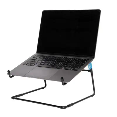 Support pour ordinateur portable R-Go Steel Office, adapté R-Go Tools - visuel 1 - hello RSE - Place votre ordinateur portable au niveau des yeux - Favorise une posture droite