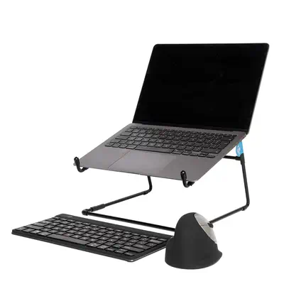 Support pour ordinateur portable R-Go Steel Office, adapté R-Go Tools - visuel 1 - hello RSE - Support unique pour ordinateur portable - Design industriel et robuste
