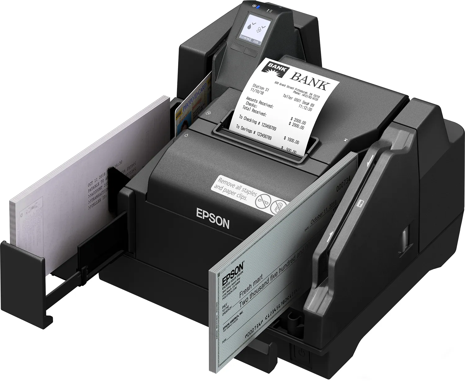 Revendeur officiel Autre Imprimante Epson TM-S9000II-MJ (012): 130DPM, 2 pockets