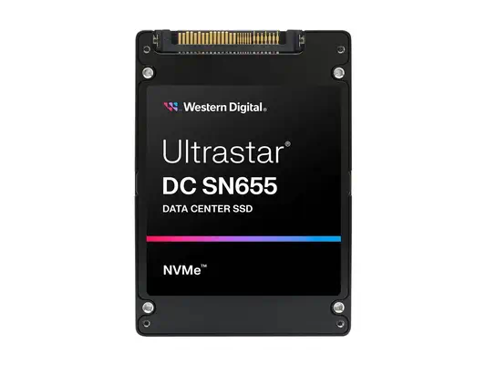 Western Digital Ultrastar DC SN655 7,86 To U.3 PCI Express 4.0 NVMe TLC 3D NAND - Disque dur SSD - visuel 1