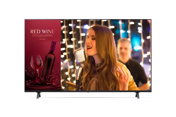 LG 55UN640S Écran plat de signalisation numérique 139,7 cm (55") LCD Wifi 400 cd/m² 4K Ultra HD Bleu - Affichage dynamique - visuel 1