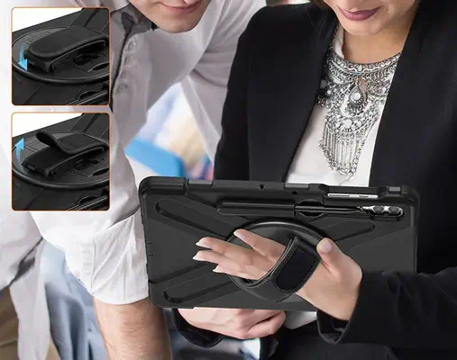 DLH DY-RC5017 étui pour tablette 31,5 cm (12.4") Housse Noir - Etui et Housse - visuel 6