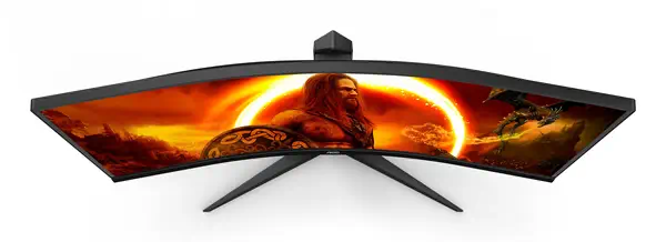 AOC G2 CU34G2XP écran plat de PC 86,4 cm (34") 3440 x 1440 pixels UltraWide Quad HD LED Noir, Rouge - Ecran Ordinateur - visuel 4
