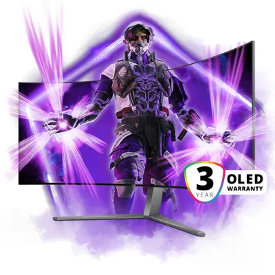 AOC AGON PRO AG456UCZD LED display 114,3 cm (45") 3440 x 1440 pixels Wide Quad HD OLED Noir - Ecran Ordinateur - visuel 10