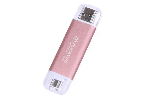 Transcend ESD310 512 Go USB Type-A vers USB Transcend - visuel 1 - hello RSE - Des taux de transfert de données fulgurants