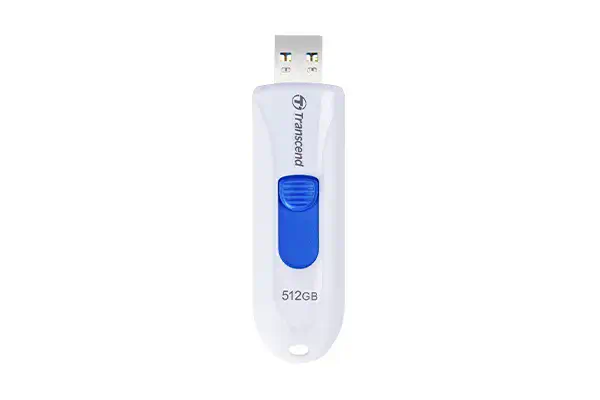 TRANSCEND 512Go USB3.1 Pen Drive Capless White Transcend - visuel 1 - hello RSE - Stockage étendu