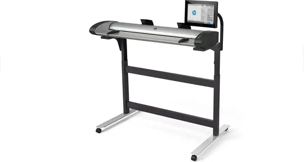 HP SD Pro 2 44-in Alimentation papier de scanner 1200 x 1200 DPI A0 Noir - Scanner - visuel 3