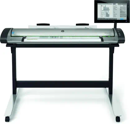 HP SD Pro 2 44-in Alimentation papier de scanner 1200 x 1200 DPI A0 Noir - Scanner - visuel 2