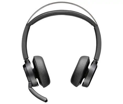 Micro-casque Poly Voyager Focus 2 UC + câble USB-A vers USB-C + base de chargement - Casque Micro - visuel 8