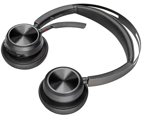 Micro-casque Poly Voyager Focus 2 UC + câble Poly - visuel 1 - hello RSE - Capteurs intelligents