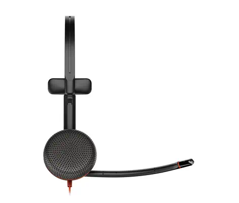 Micro-casque Poly Blackwire 3215 monaural USB-C + connexion 3,5 mm + adaptateur USB-C/A - HP - Casque Micro - visuel 3