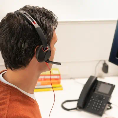 Micro-casque stéréo USB-C Poly Blackwire 5220 + prise 3,5 mm + adaptateur USB-C/A (lot) - HP - Casque Micro - visuel 9