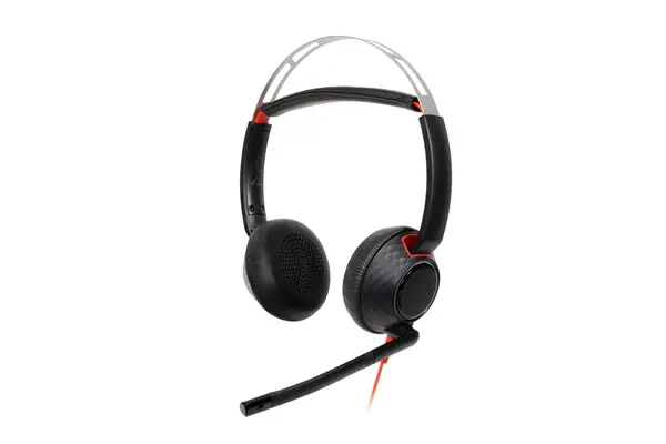 Micro-casque stéréo USB-C Poly Blackwire 5220 + prise 3,5 mm + adaptateur USB-C/A (lot) - HP - Casque Micro - visuel 8