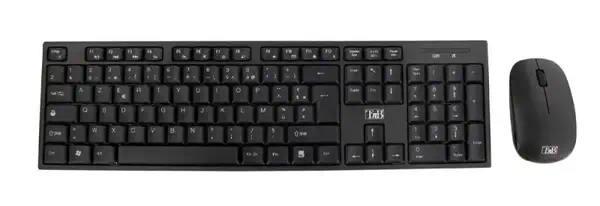 T'nB KBSCBK2 clavier Souris incluse Maison FR sans fil +USB AZERTY Noir - T'NB - Pack Clavier, souris - visuel 4