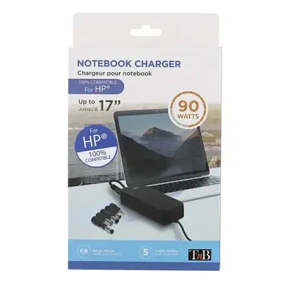 T'nB CHNBDH adaptateur de puissance & onduleur Intérieure 90 W Noir - T'NB - Chargeur et alimentation - visuel 3