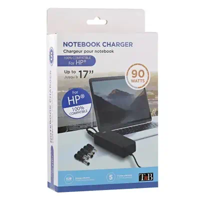 T'nB CHNBDH adaptateur de puissance & onduleur Intérieure 90 W Noir - T'NB - Chargeur et alimentation - visuel 2