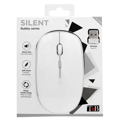 T'nB Souris sans fil silent click RUBBY blanche - T'NB - visuel 3