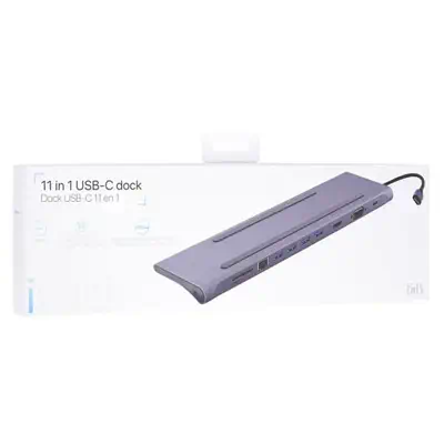 T'nB DOCKUSBC11 station d'accueil Avec fil USB 3.2 Gen 1 (3.1 Gen 1) Type-C Argent - T'NB - Station d'accueil pour portable - visuel 6