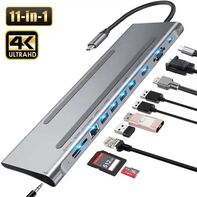 T'nB DOCKUSBC11 station d'accueil Avec fil USB 3.2 Gen 1 (3.1 Gen 1) Type-C Argent - T'NB - Station d'accueil pour portable - visuel 4