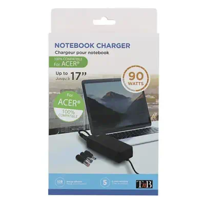 T'nB CHNBDAC chargeur d'appareils mobiles Ordinateur portable Noir Secteur Intérieure - T'NB - Chargeur et alimentation - visuel 3