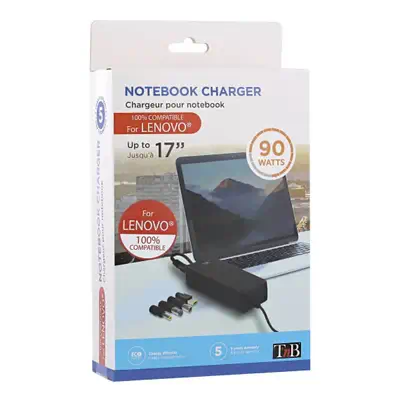 T'nB CHNBDLNV chargeur d'appareils mobiles Ordinateur portable Noir Secteur Intérieure - T'NB - Chargeur et alimentation - visuel 2