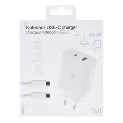 T'nB CHNBTINY65 chargeur d'appareils mobiles Ordinateur portable, Smartphone, Tablette Blanc Secteur - T'NB - Chargeur et alimentation - visuel 6
