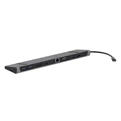 T'nB DSMST12 station d'accueil Avec fil USB 3.2 Gen 1 (3.1 Gen 1) Type-C Noir - T'NB - Station d'accueil pour portable - visuel 1