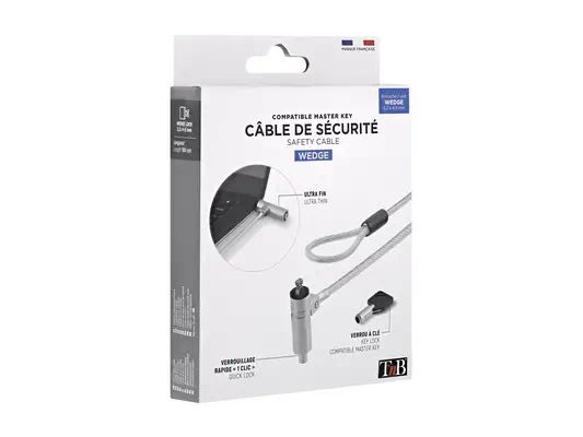 TNB Ultraresistant Braided Steel Cable With Pvc Coating And - T'NB - Cable de sécurité - visuel 8