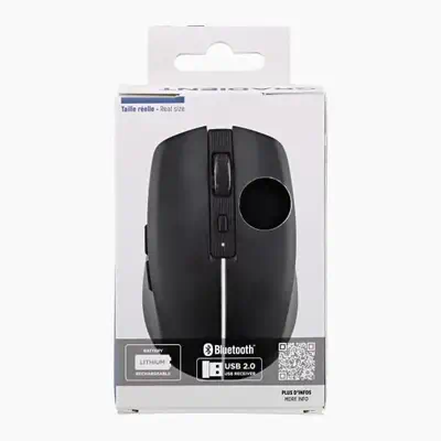 T'nB MWGRADIENTBK souris Droitier Bluetooth + USB Type-C 1600 DPI - T'NB - Souris - visuel 7