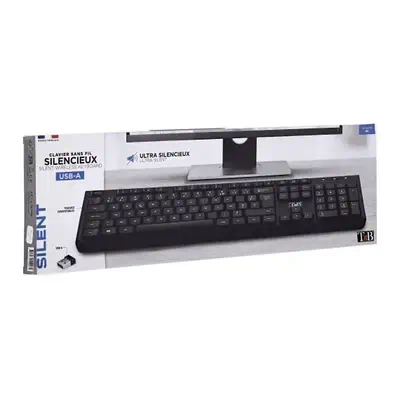 T'nB KBSILENT clavier RF sans fil AZERTY Noir - T'NB - Pack Clavier, souris - visuel 5